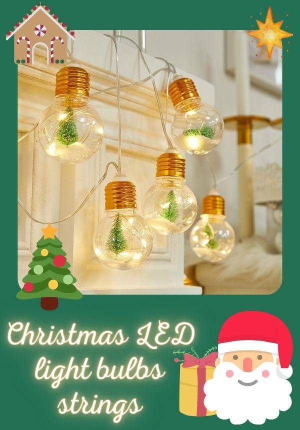 Christmas Decorative LED Light Bulbs Strings (4m)