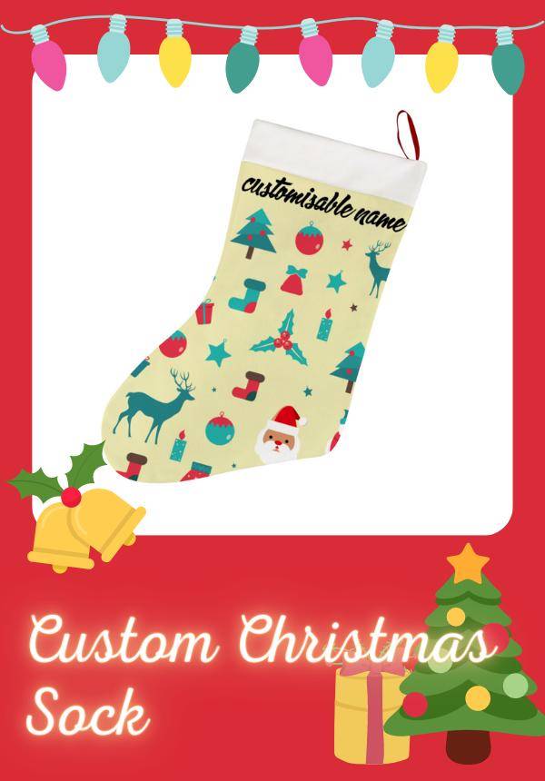 Custom Christmas Stocking (1pc)