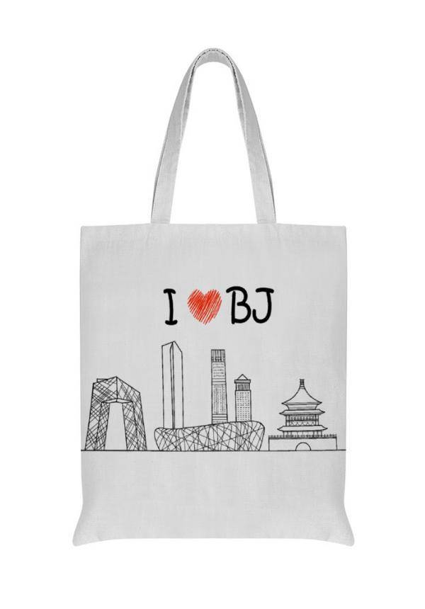 I Love Beijing Tote Bag