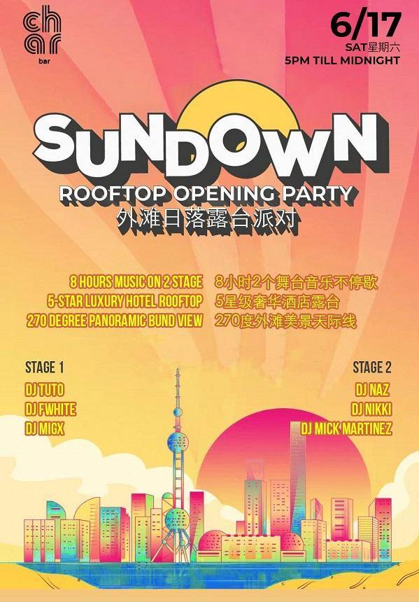 SUNDOWN – ROOFTOP OPENING PARTY