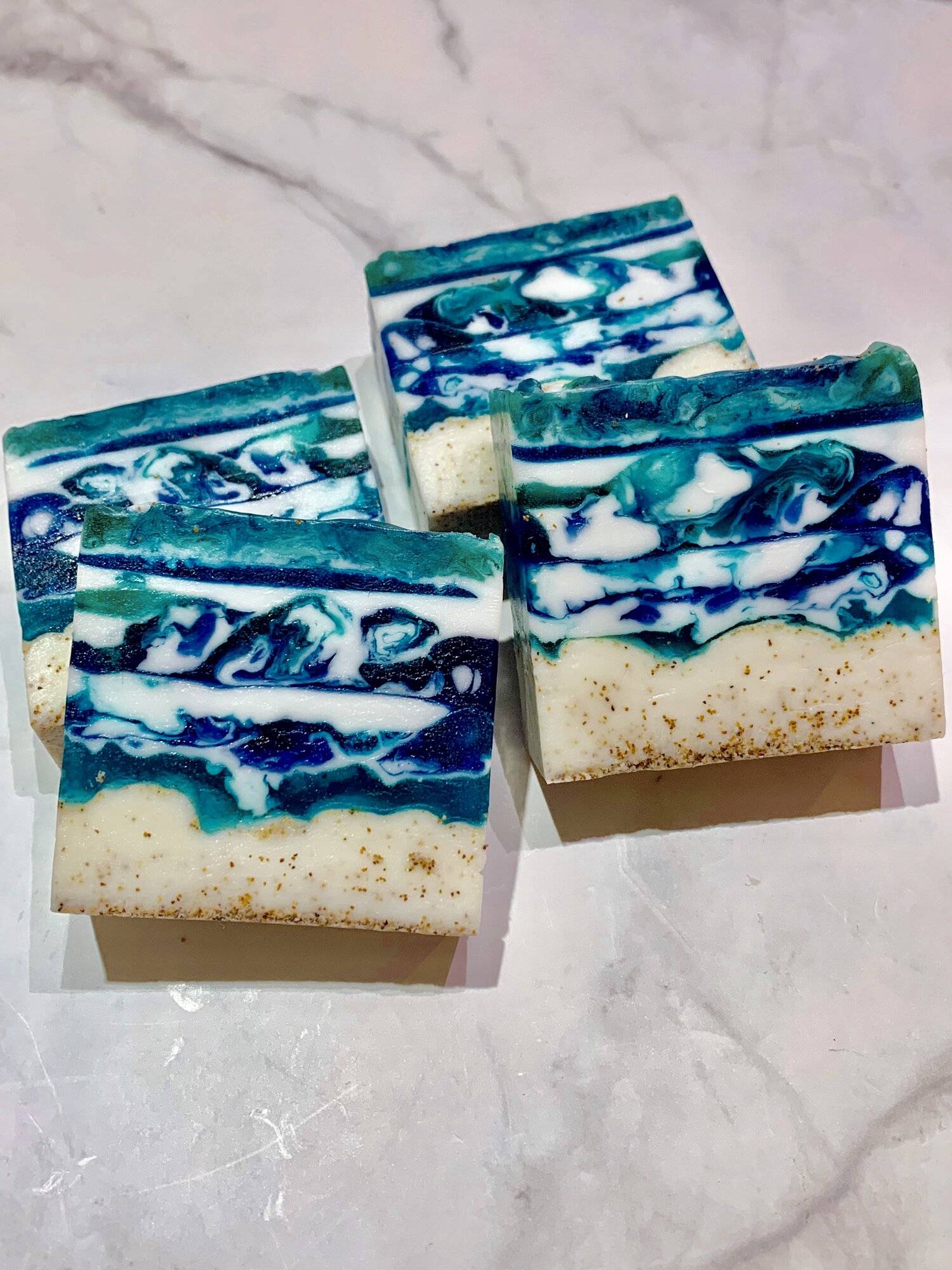 Seascape Soap (Melt and Pour Technique)