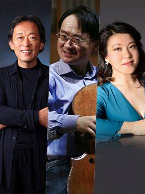 "Friendship Trio" Myung-whun Chung, WANG Jian and Kyoko Takezawa