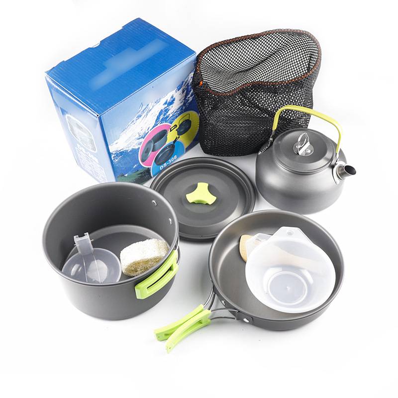 Camping Set of Pots and Pans