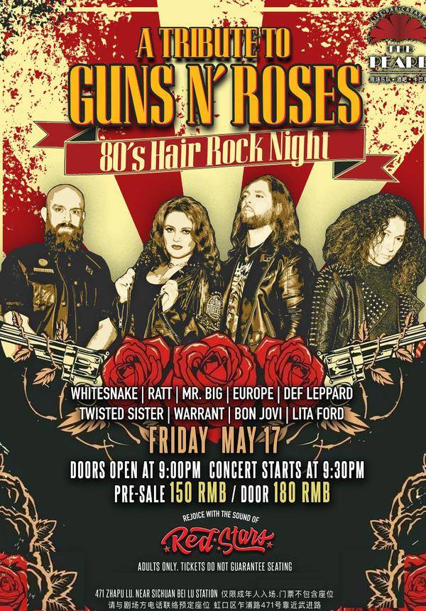 80's Hair Metal Night - Tribute to Gun N' Rose