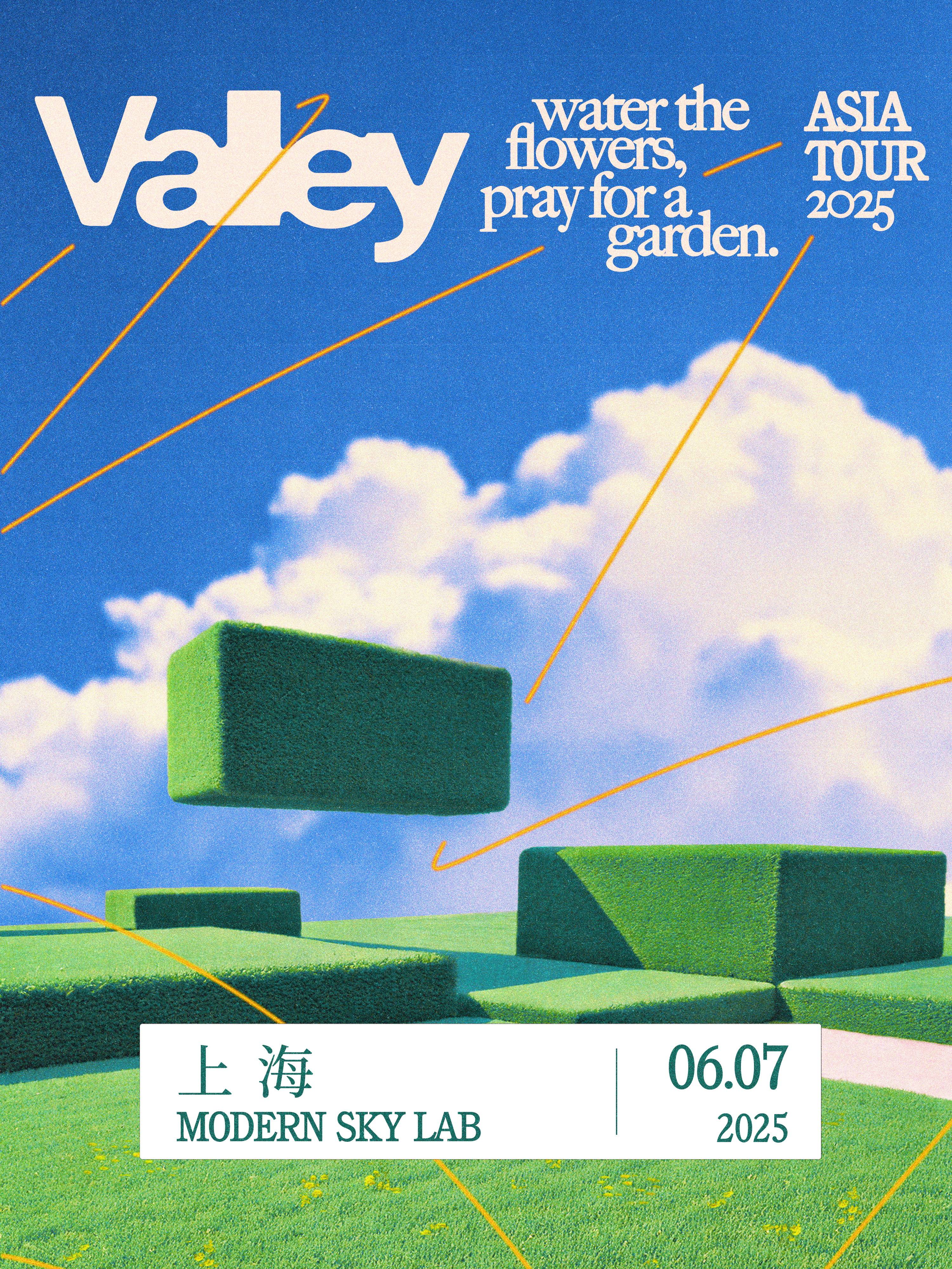Valley - Water The Flowers, Pray For A Garden Asia Tour in Shanghai