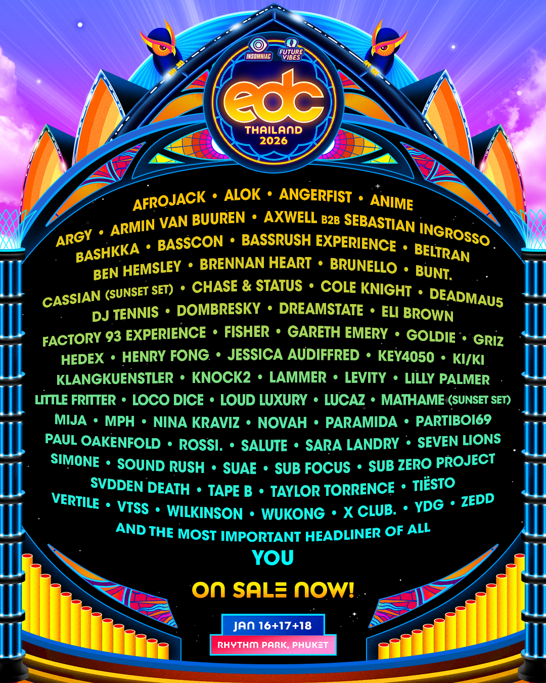 Electric Daisy Carnival (EDC) Thailand 2026