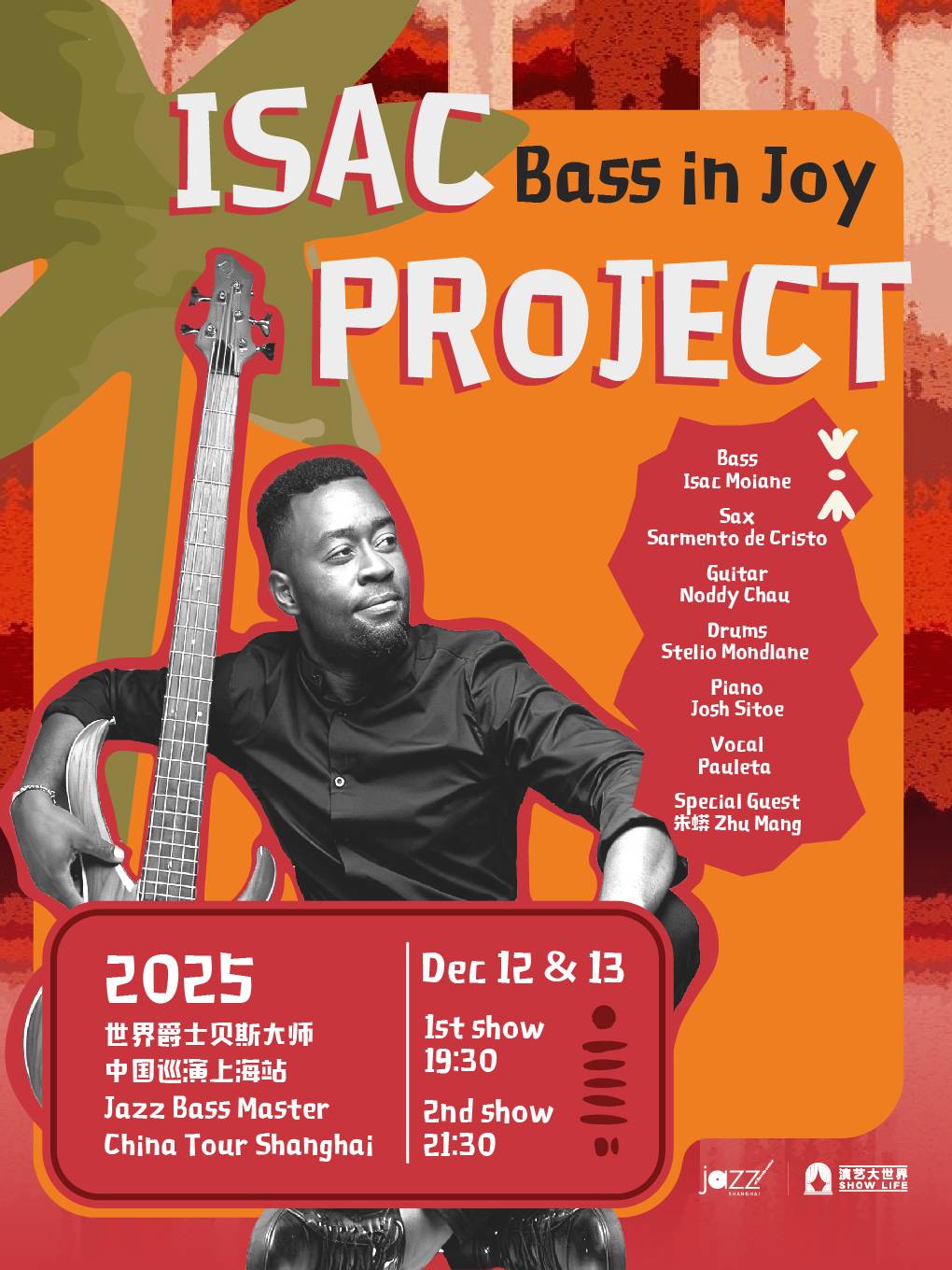 "Bass in Joy" Isac Moiane China Tour - Shanghai