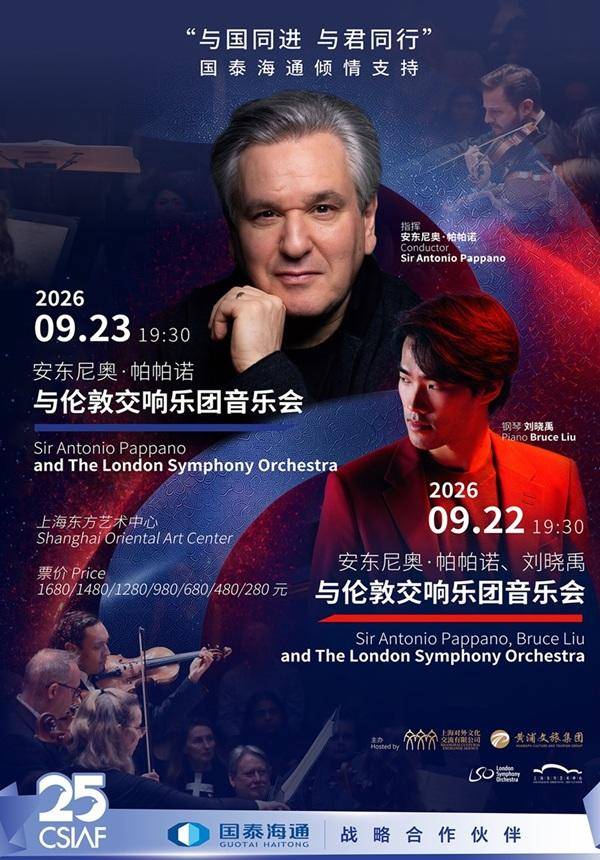 Sir Antonio Pappano and The London Symphony Orchestra