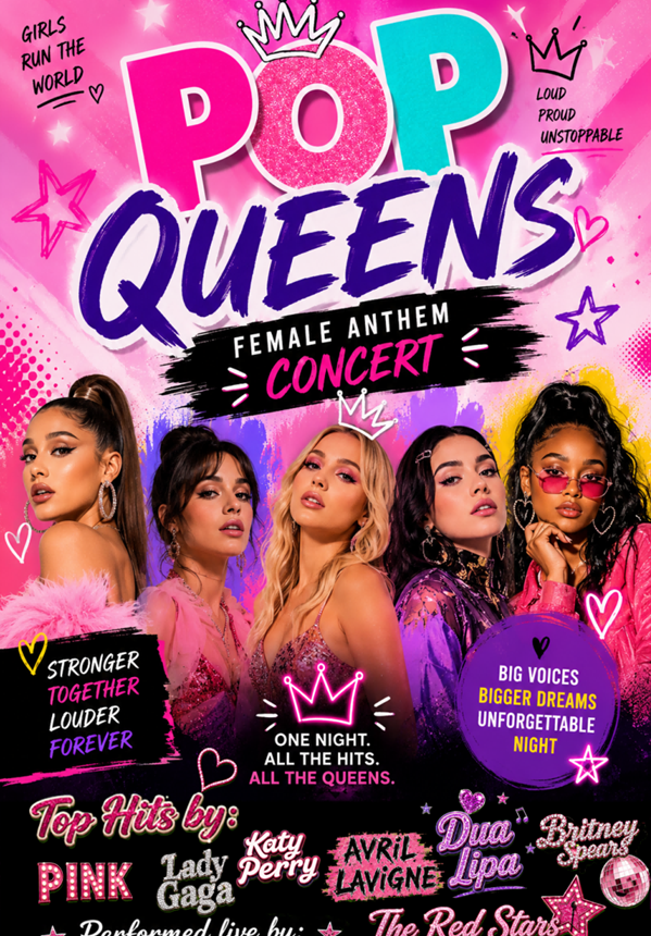 POP QUEEN FEMALE ANTHEM CONCERT
